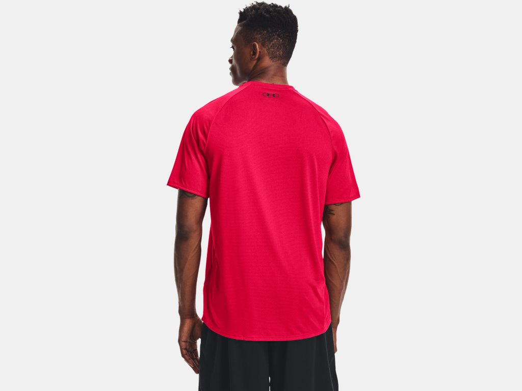 CAMISETA UNDER ARMOUR MEN'S TECH 2.0 RED-BLACK