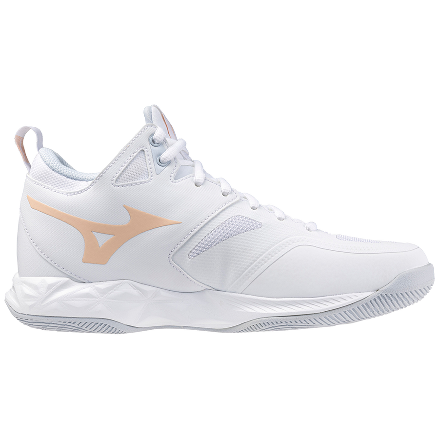 ZAPATILLA MIZUNO WAVE DIMENSION MID white/Peach parfait