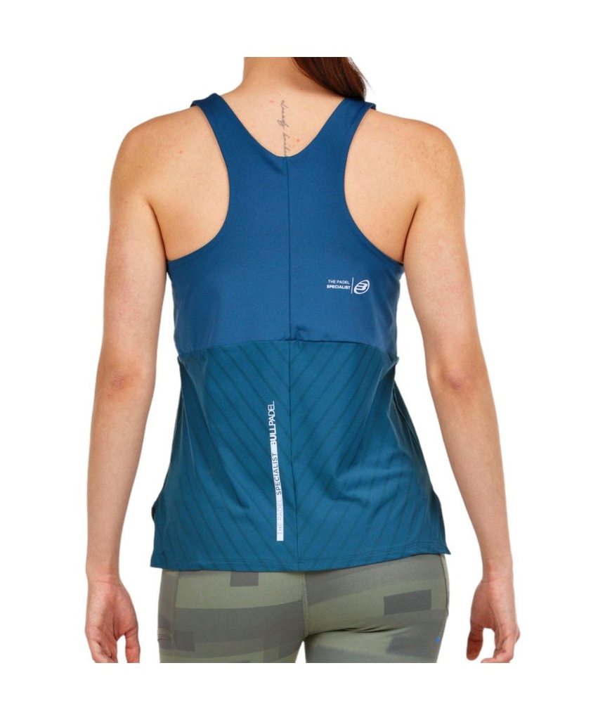 CAMISETA BULLPADEL OZA AZUL NOCHE TEJ.BICOLOR