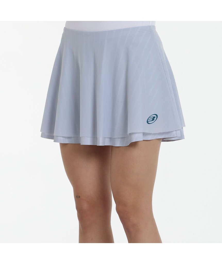 FALDA BULLPADEL OKAB GRIS AZULADO TEJ.BICOLOR