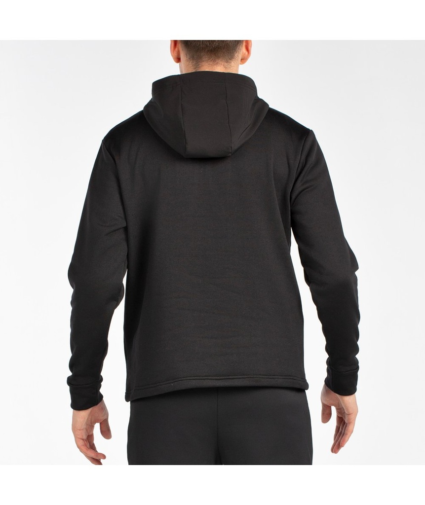 SUDADERA BULLPADEL BUZAS NEGRO