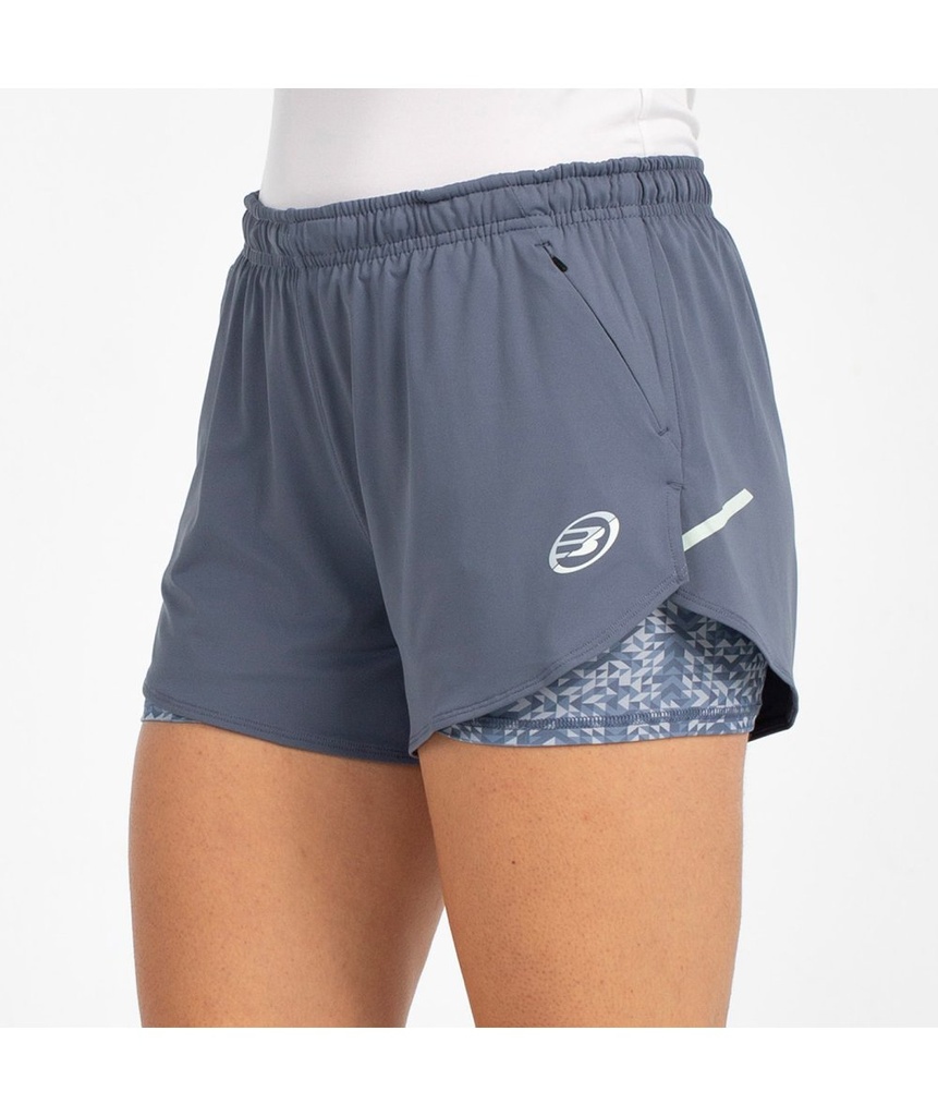 SHORT BULLPADEL OZONO AZUL LAVADO