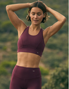 Sujetador deportivo YSABEL MORA burdeos