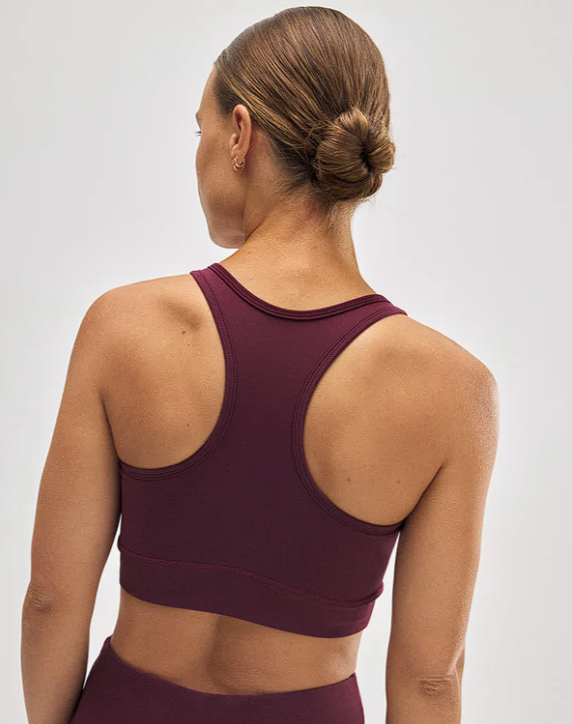 Sujetador deportivo YSABEL MORA burdeos