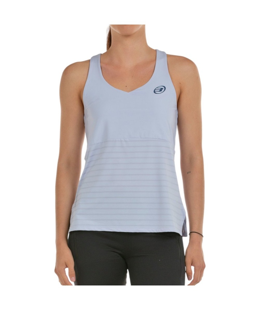 CAMISETA BULLPADEL OZA GRIS AZULADO TEJ.BICOLOR