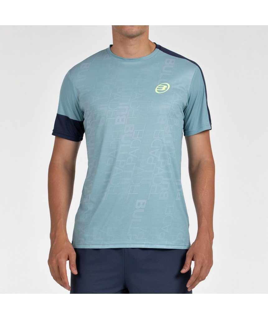 CAMISETA BULLPADEL LEIDO TURQUESA