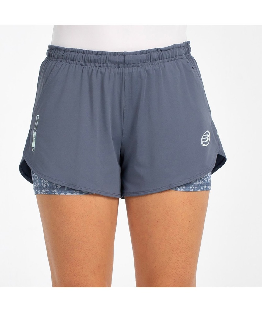 SHORT BULLPADEL OZONO AZUL LAVADO