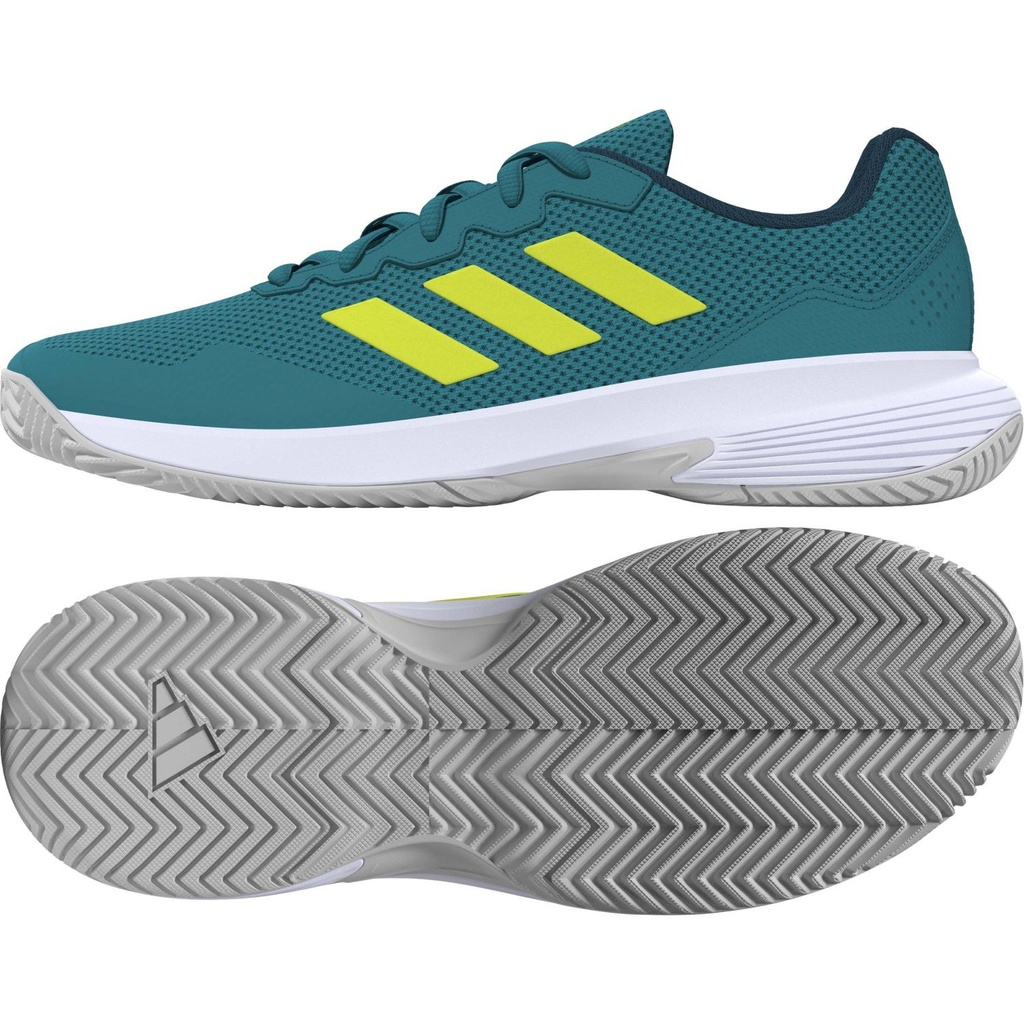 ZAPATILLAS ADIDAS GAMECOURT 2 M COLOR ARCTIC FUSION/LUCID LEMON/FTWR