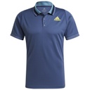 POLO FLFT PB HR CREW BLUE/ACID YELLOW