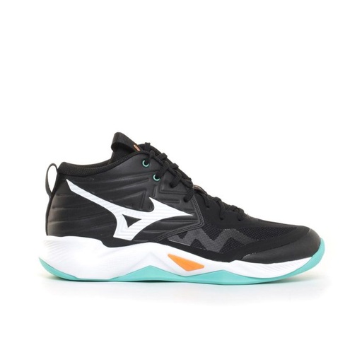 Zapatilla mizuno WAVE MOMENTUM PRO MID black/tangelo/IceGreen